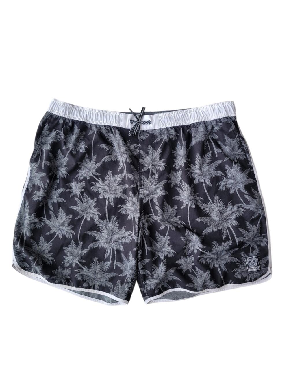 Dixxon The Chad Bali Palm Tree Print Swim Trunks Men 3X